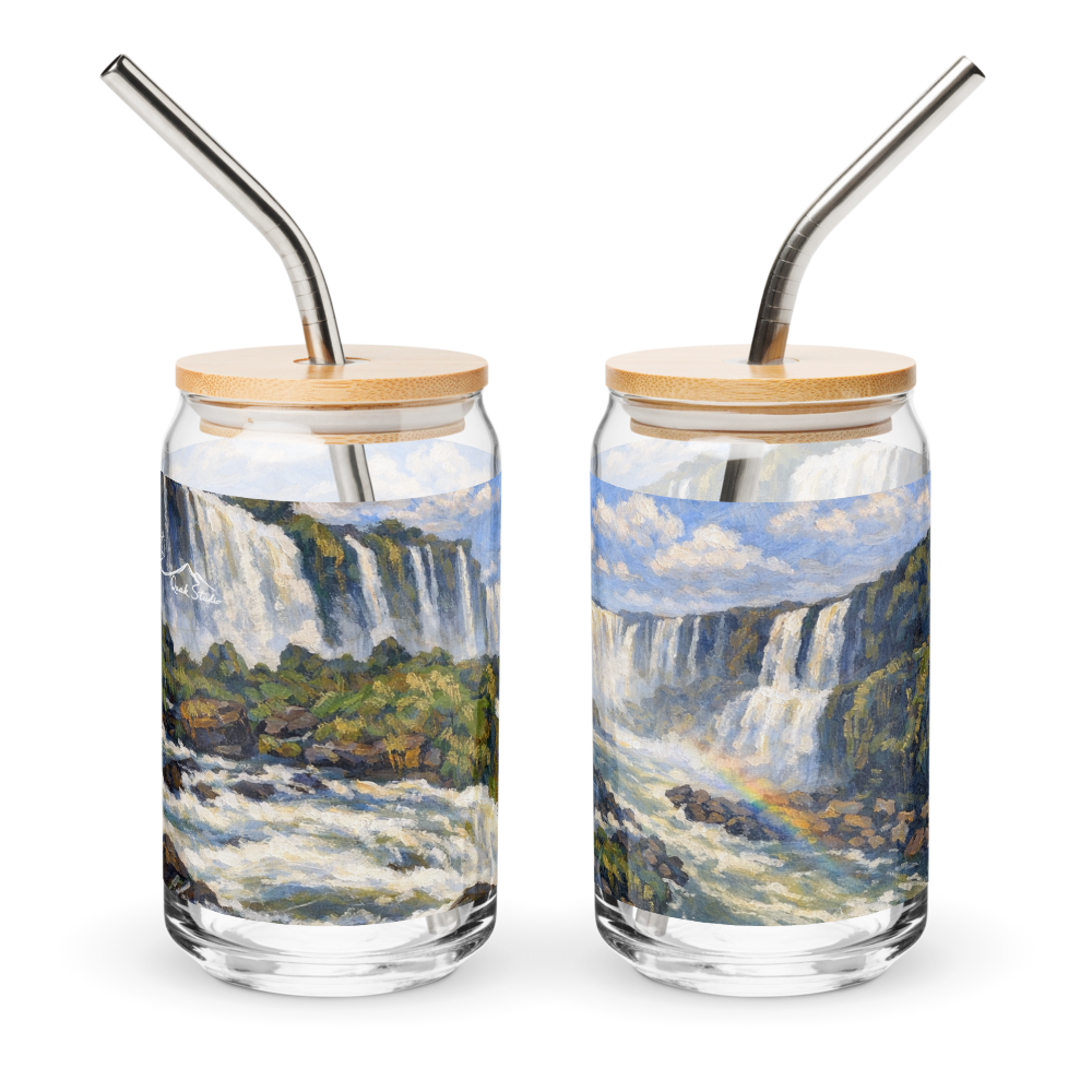 Iguazú Falls Can-Shaped Glass  | Argentina